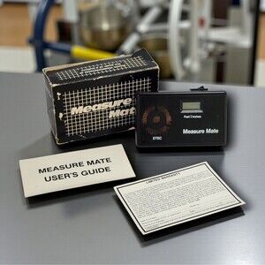 Vintage 1987 ETEC Measure Mate Digital Measuring Tool w/ Box & Manual Works